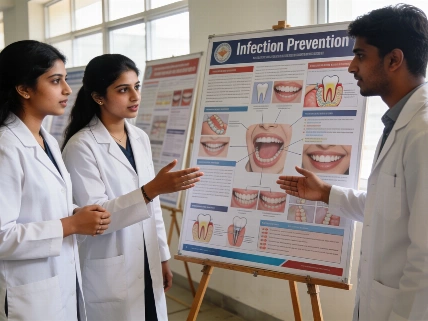 First-year Watim Dental College students win top prize for infection control poster The Young Dentist