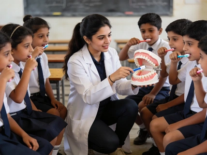 Dental students lead preventive oral health drive in Hyderabad schools